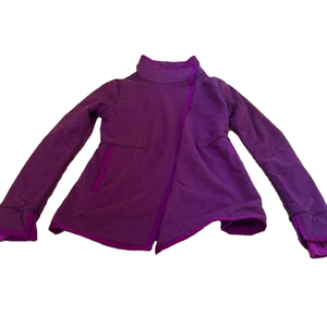 Ivivva by lululemon gorgeous purple pullover fleece lined mock neck- 12 🌿